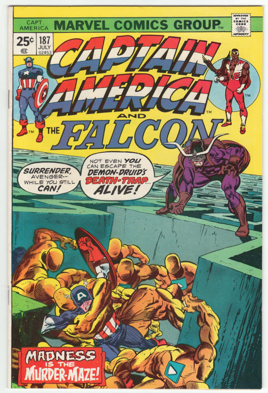 Captain America #187 front cover