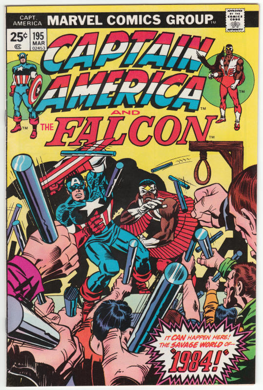Captain America #195 front cover