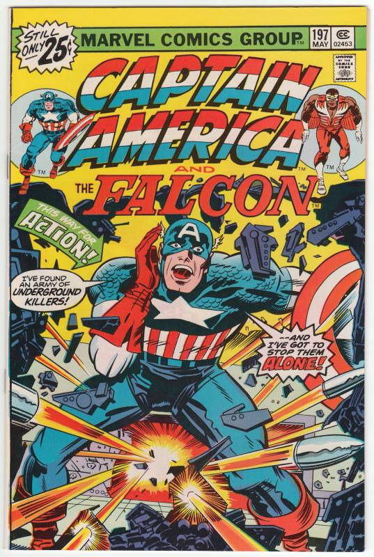 Captain America #197 front cover