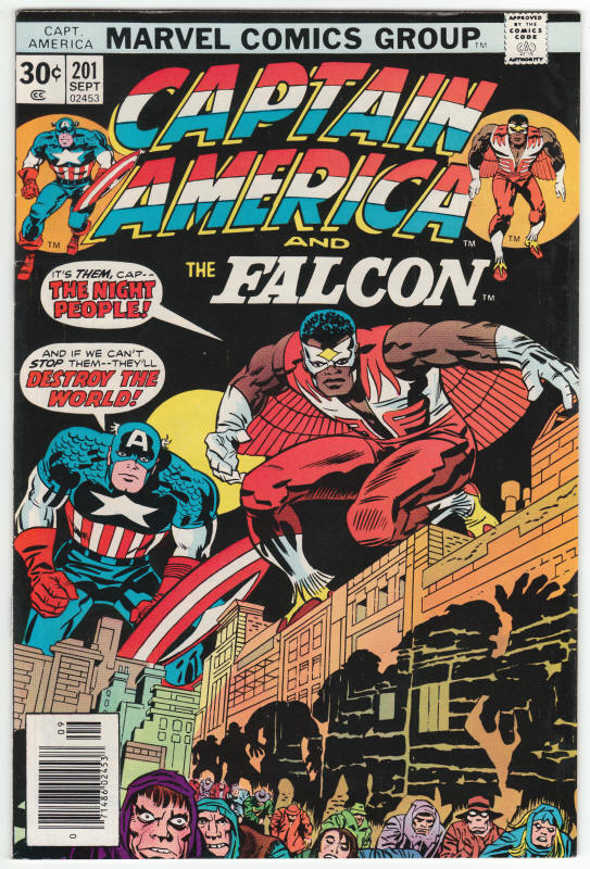 Captain America #201 front cover