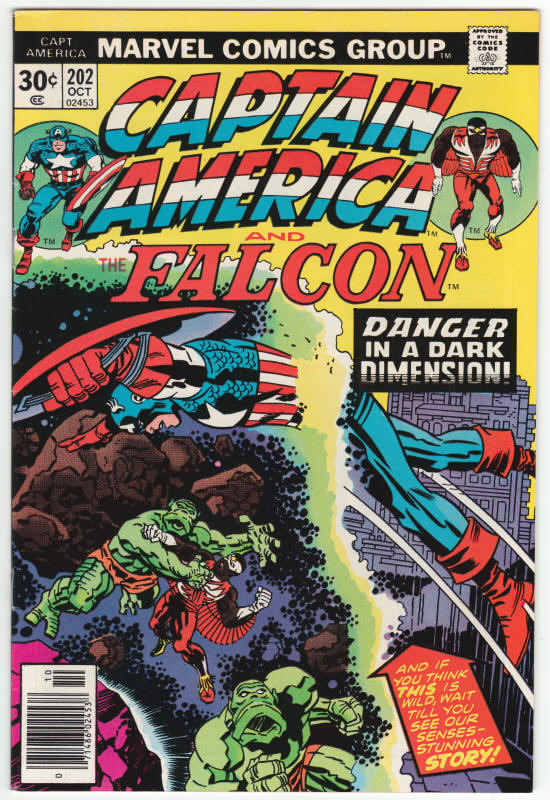 Captain America #202 front cover
