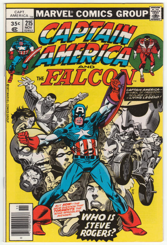 Captain America #215 front cover