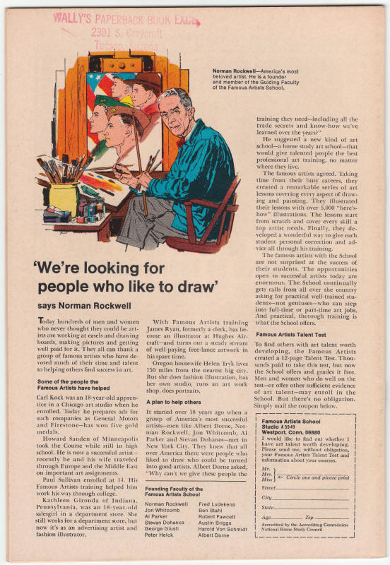 Captain Marvel #10 back cover