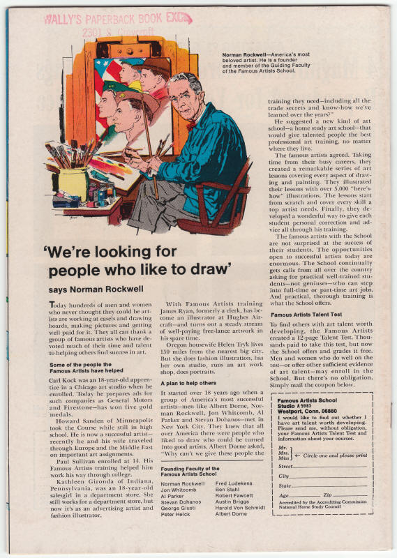 Captain Marvel #11 back cover