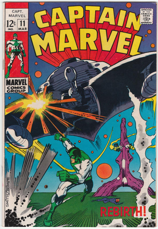 Captain Marvel #11 front cover