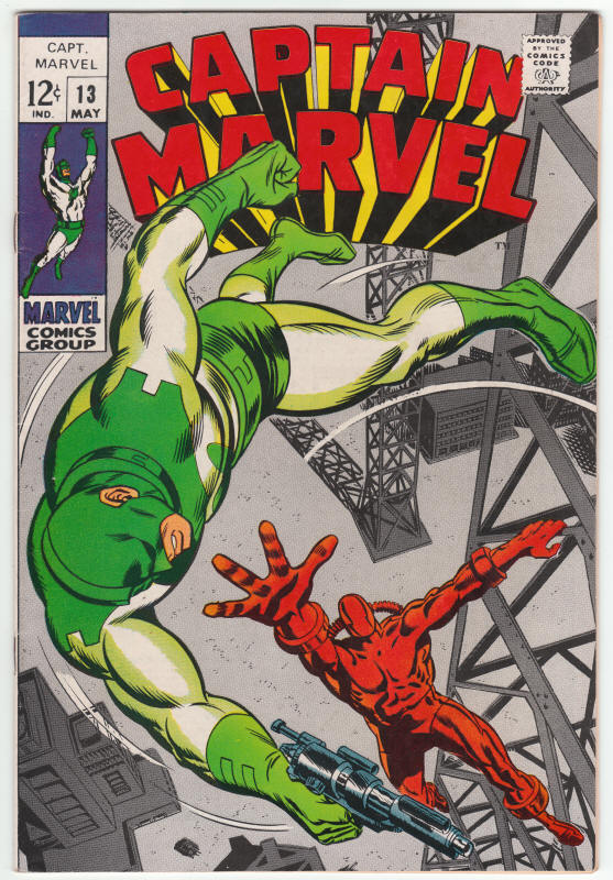 Captain Marvel #13 front cover