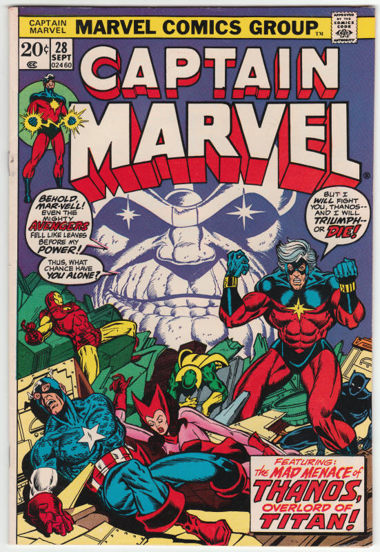 Captain Marvel #28 front cover