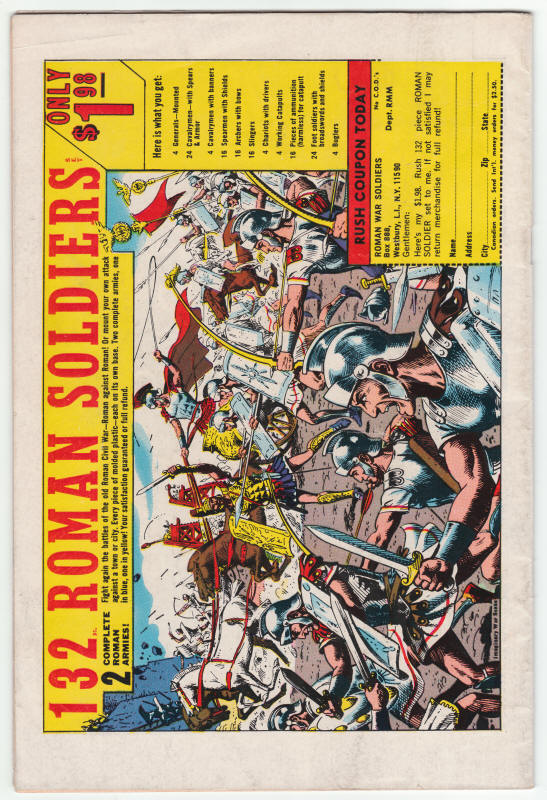 Captain Marvel #4 back cover