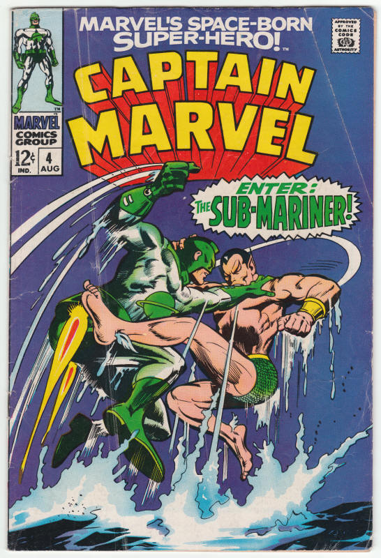 Captain Marvel #4 front cover