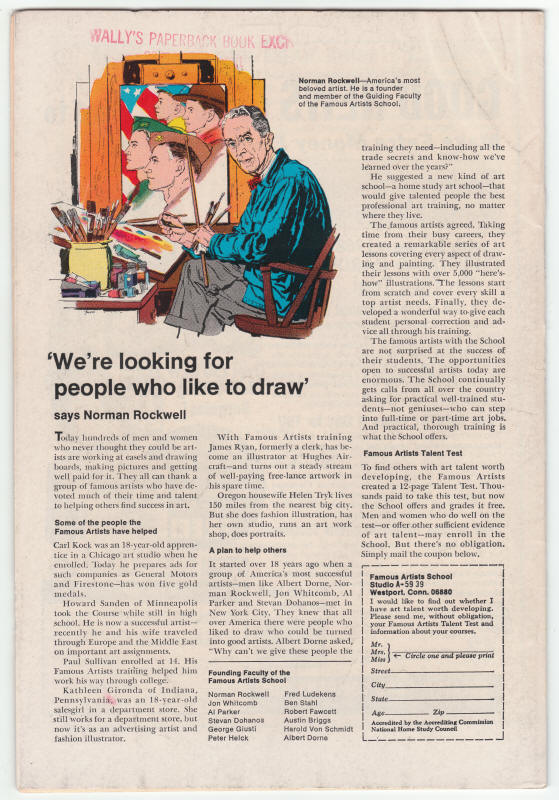 Captain Marvel #7 back cover