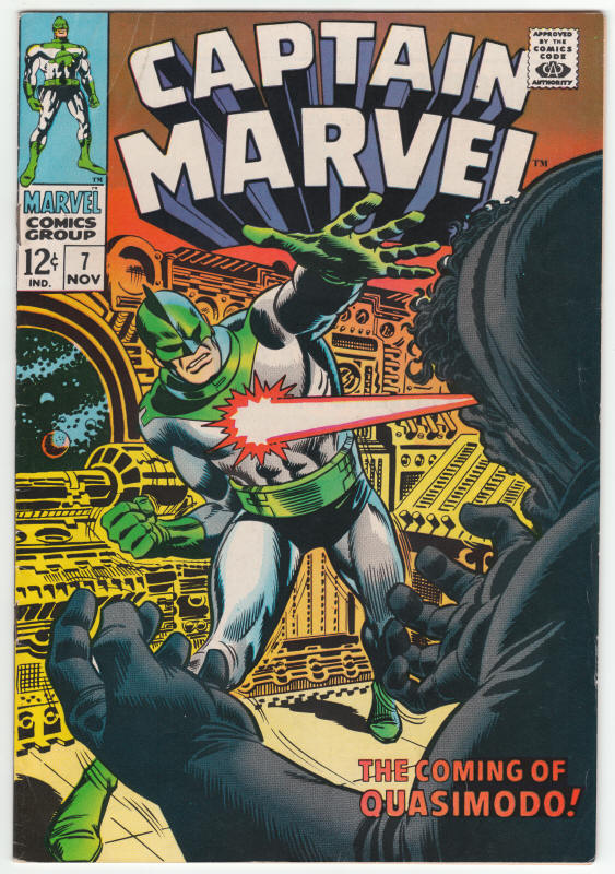 Captain Marvel #7 front cover