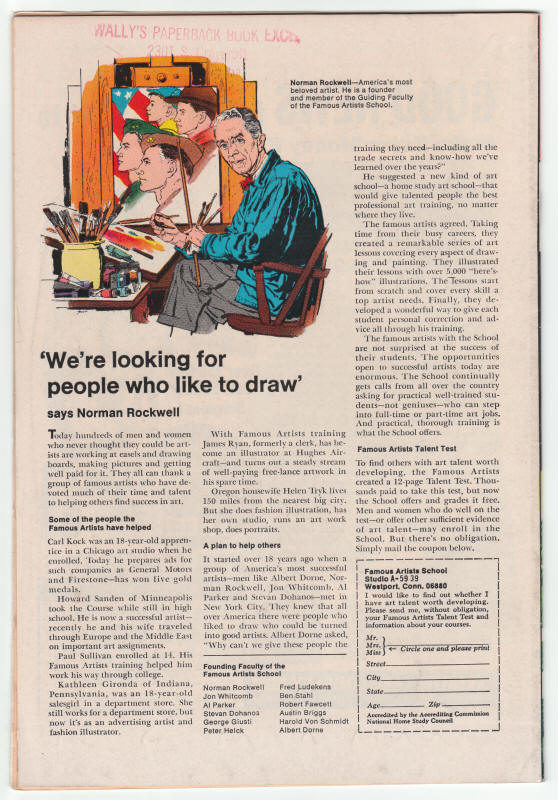 Captain Marvel #8 back cover