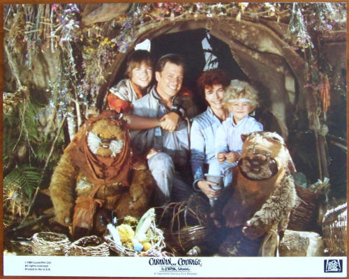Caravan Of Courage An Ewok Adventure Lobby Card 1