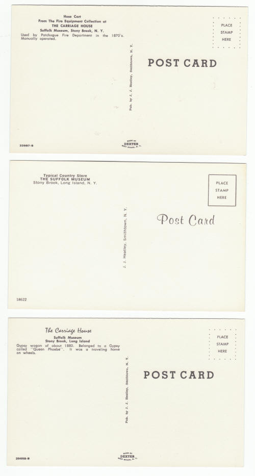 Suffolk Museum Carriage House New York Post Cards