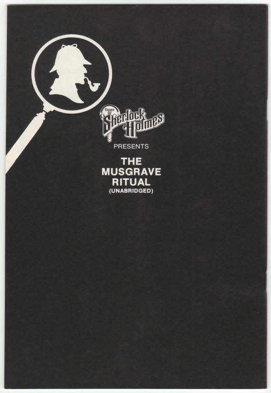 Cases Of Sherlock Holmes #7 back cover