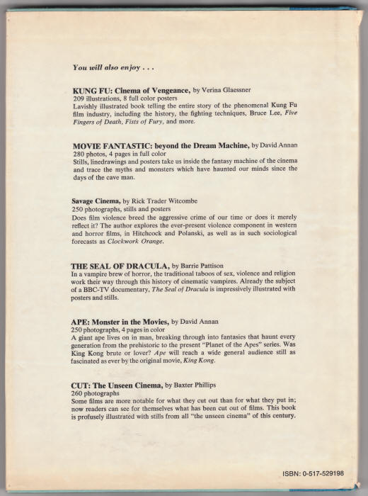 Catastrophe The End Of Cinema back cover