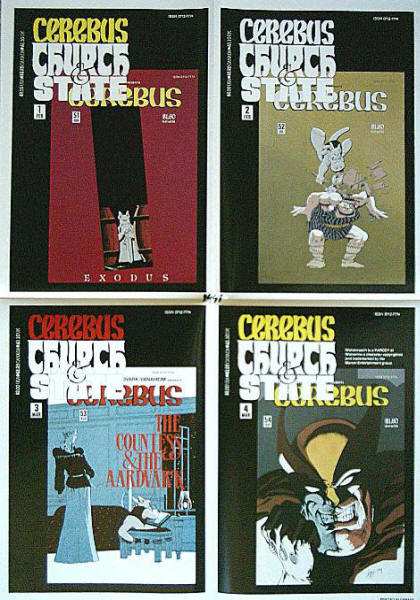 Cerebus Church and State Dave Sim Promo Poster