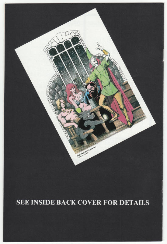 Cerebus Jam #1 back cover