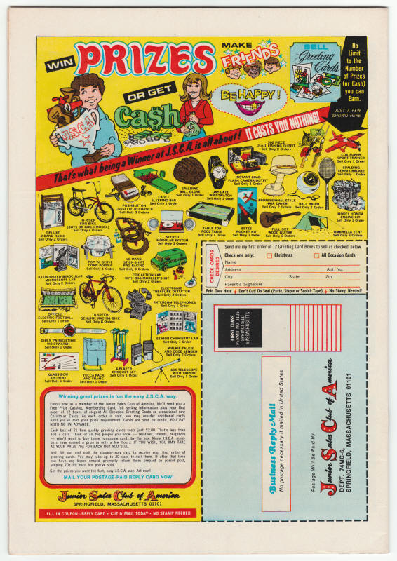 Chamber Of Chills #12 back cover