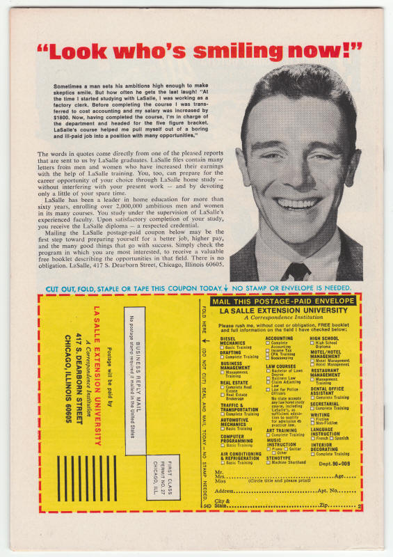 Chamber Of Chills #5 back cover