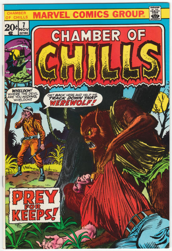 Chamber Of Chills #7 front cover