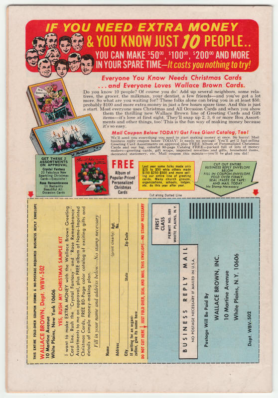 Chamber Of Darkness #1 back cover