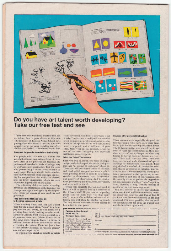 Chamber Of Darkness #4 back cover