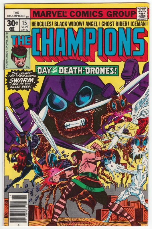 The Champions #15 front cover