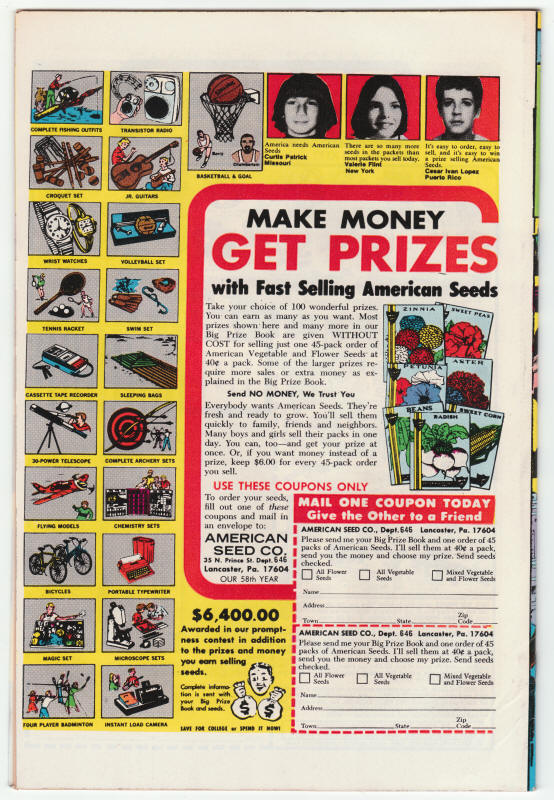 The Champions #6 back cover