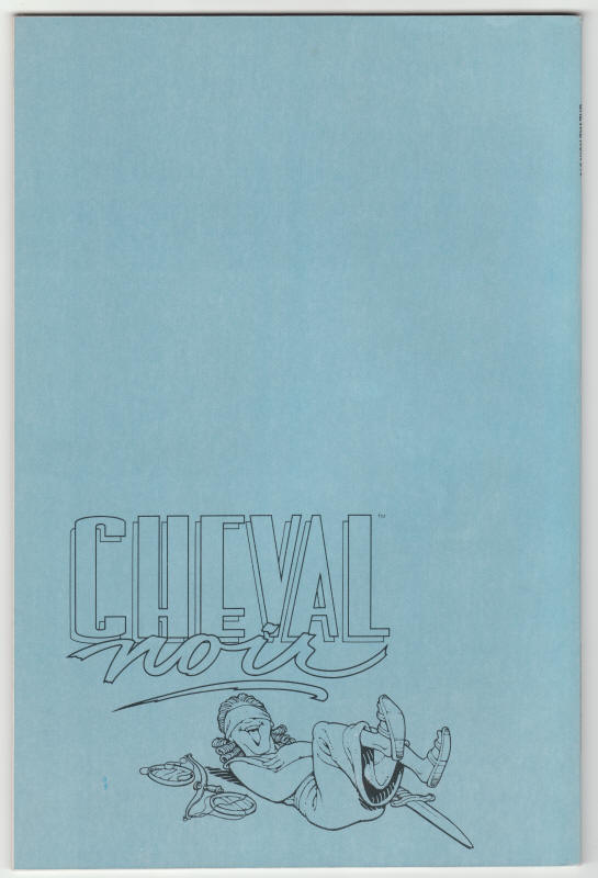 Cheval Noir #10 back cover