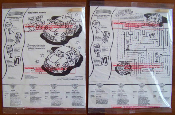 Chevron Cars Surprise Packs backs