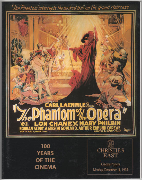 Christies Cinema Posters Auction Catalog 1995 front cover