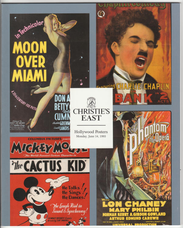 Christies Hollywood Posters IV Auction Catalog 1993 front cover