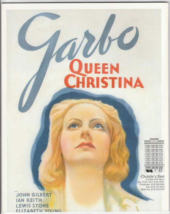 Christies Hollywood Posters IV Auction Catalog 1993 back cover