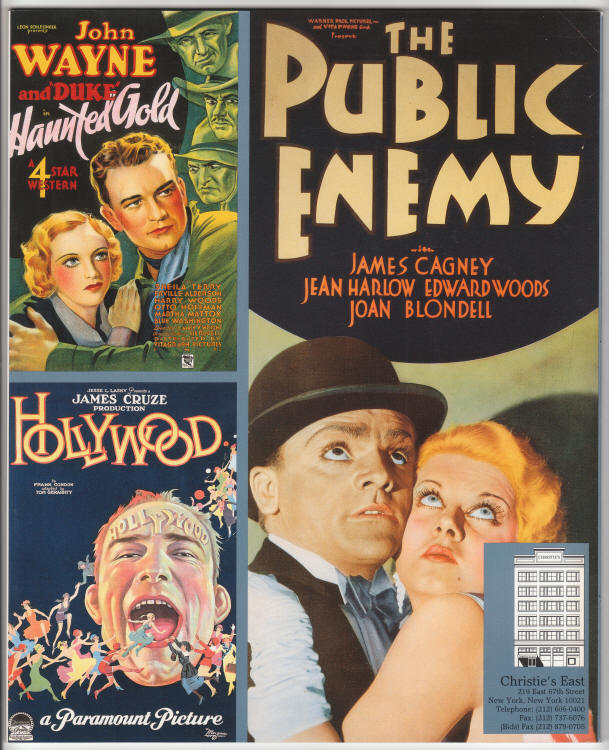 Christies Hollywood Posters V Auction Catalog 1993 back cover