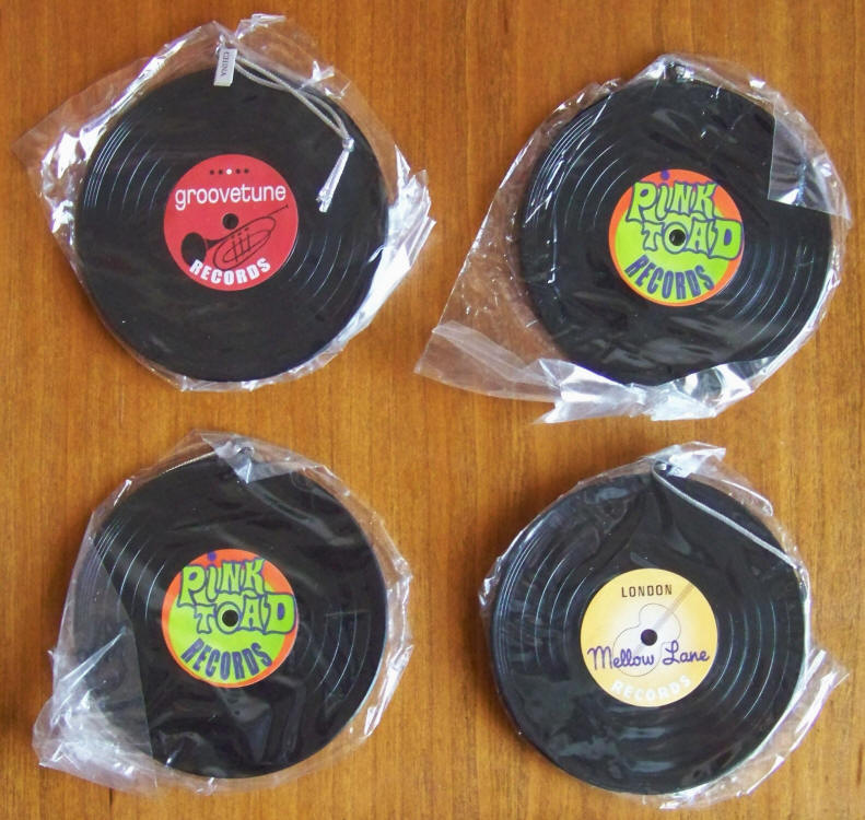 Christmas Tree Record Album Ornaments