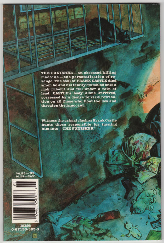 Classic Punisher #1 back cover