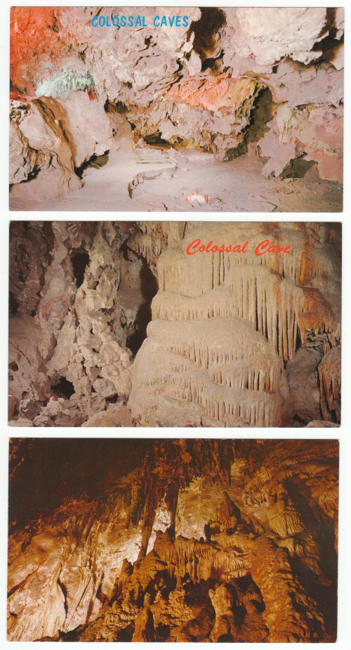 1960s Colossal Cave Post Cards