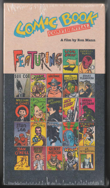 Comic Book Confidential VHS Videotape