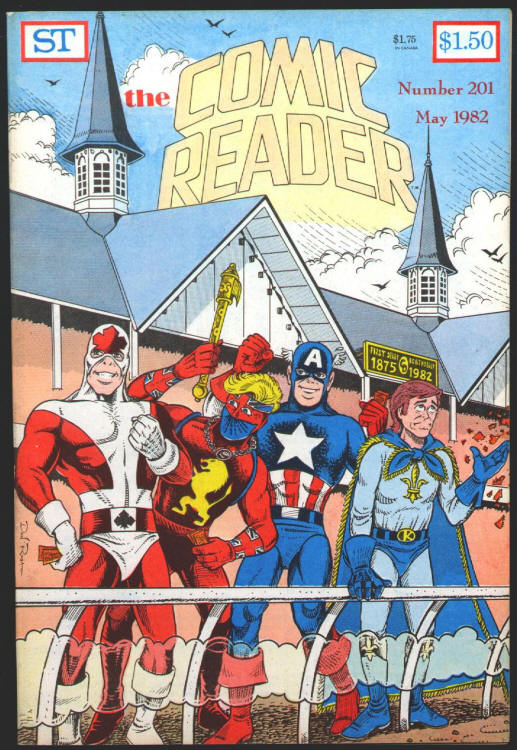 The Comic Reader #201 front cover