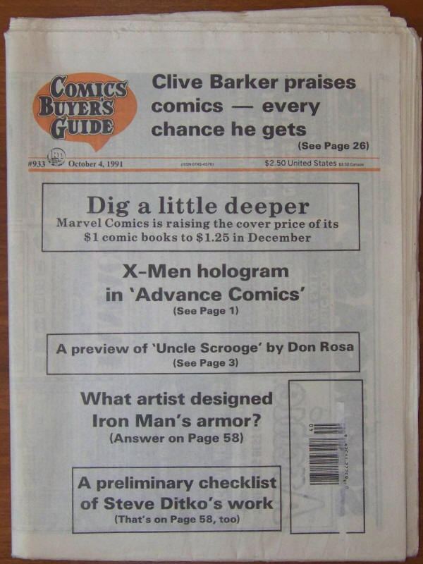 Comics Buyers Guide #933