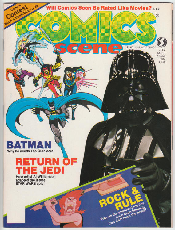 Comics Scene Magazine #10 front cover