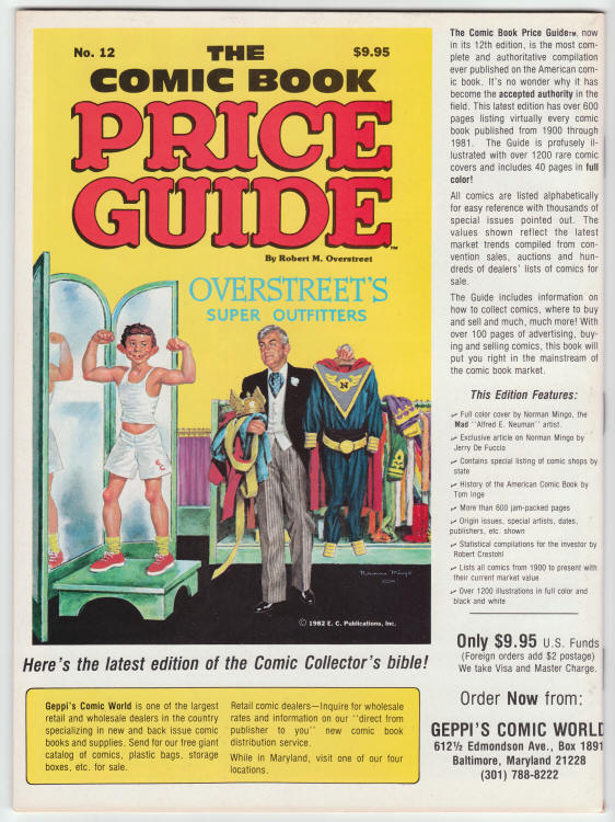 Comics Scene Magazine #3 back cover