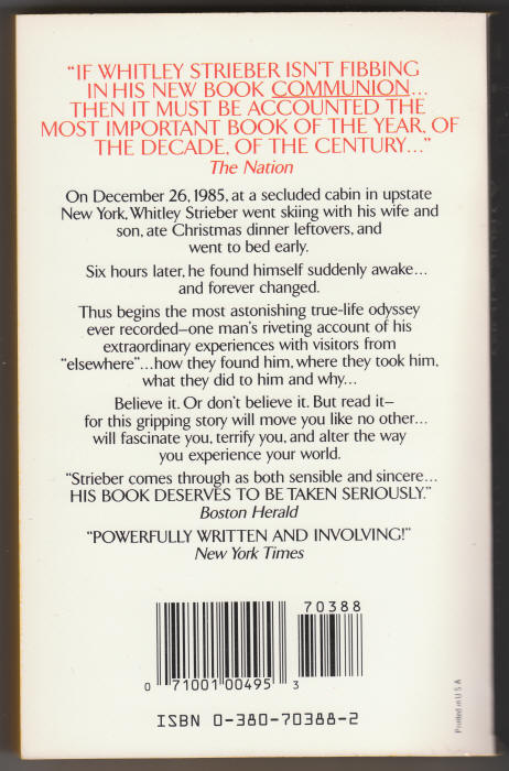 Communion back cover