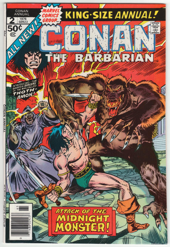 Conan The Barbarian Annual #2 front cover