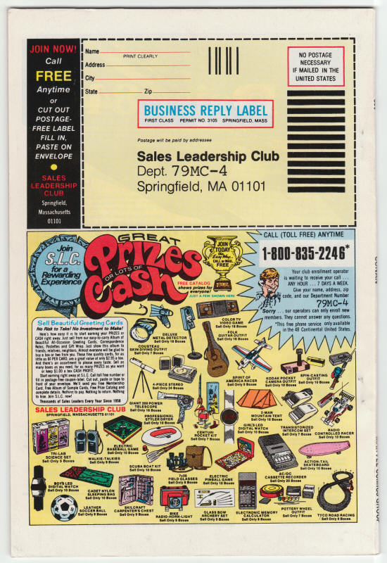 Conan The Barbarian #100 back cover