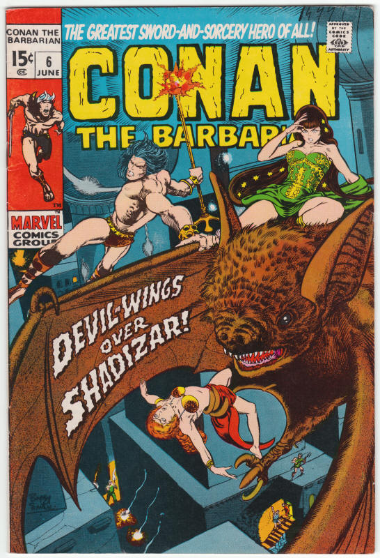 Conan The Barbarian #6 F/VF front cover