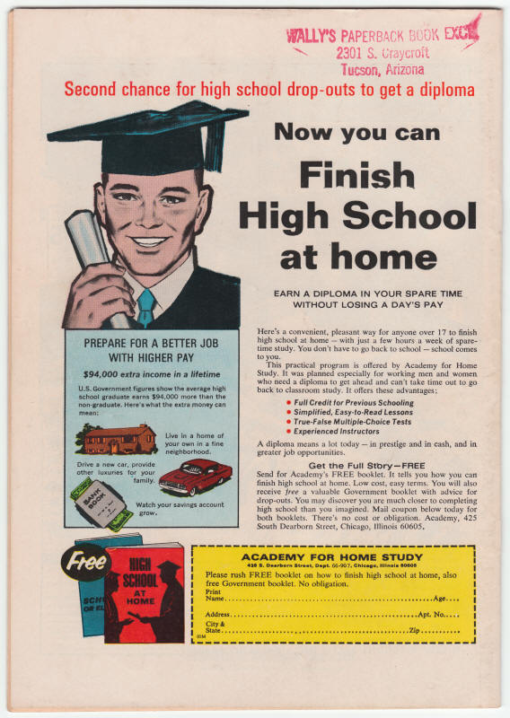 Conan The Barbarian 7 VF with store name stamped on back cover