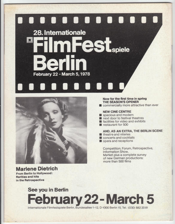 Continental Film Review #304 back cover