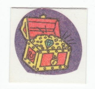 Cracker Jack Fun Fabric Sticker